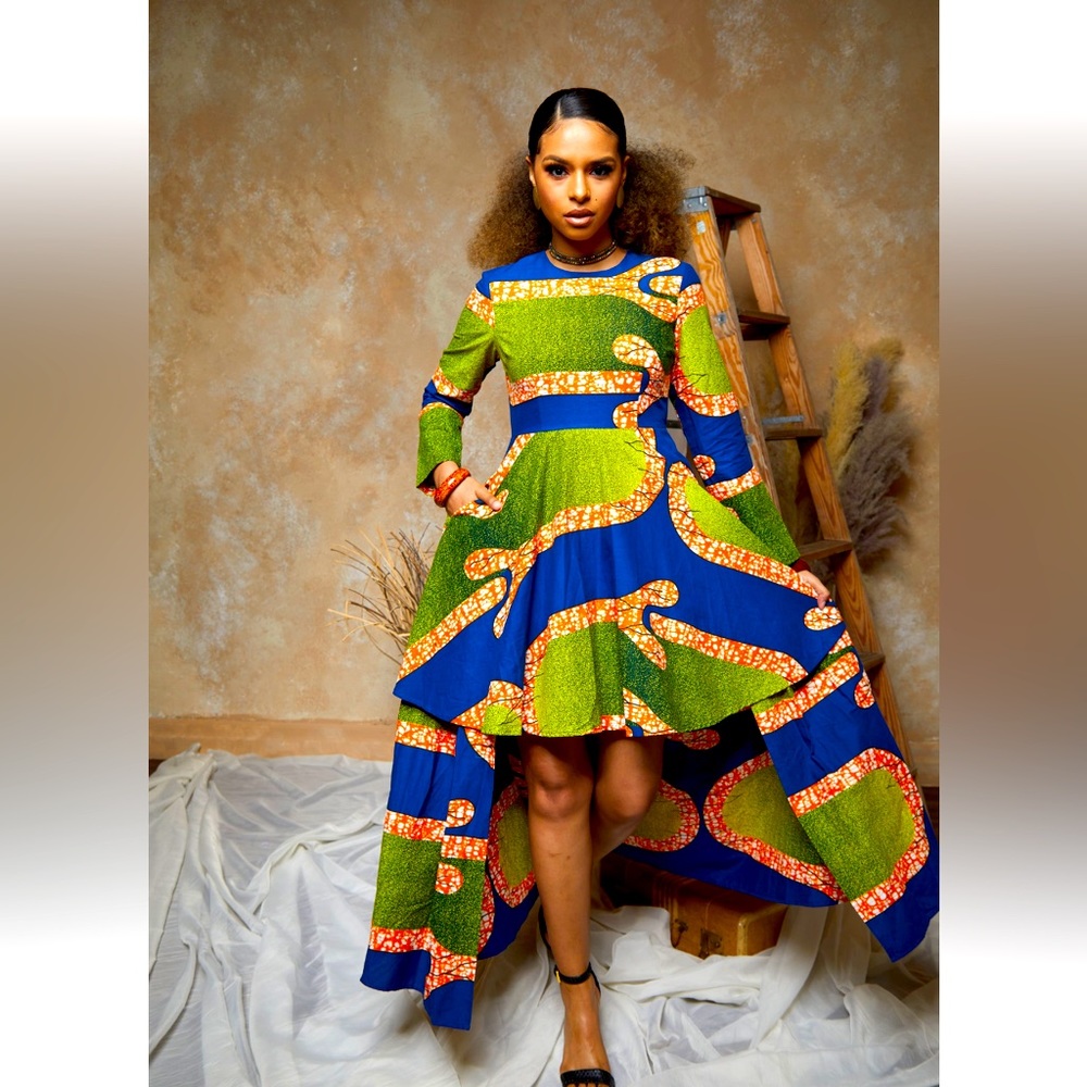 Rahyma beautiful hi-low dress in XL Wolf & Badger purchase